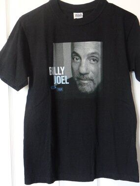 BILLY JOEL Concert T-shirt 2006 Tour 33 ½ Long Playing Tour – Black - Small